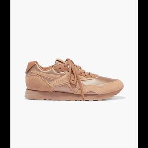REEBOK X VICTORIA BECKHAM Rapide leather-trimmed shell and suede sneakers - 7